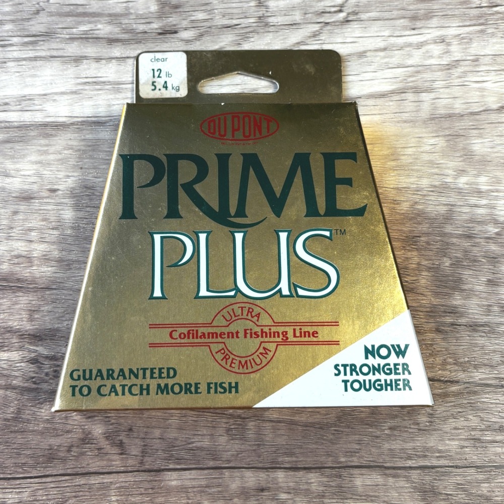 DuPont Prime Plus‎ Ultra CoFilament Fishing Line 12 lb 250 Yards Clear New